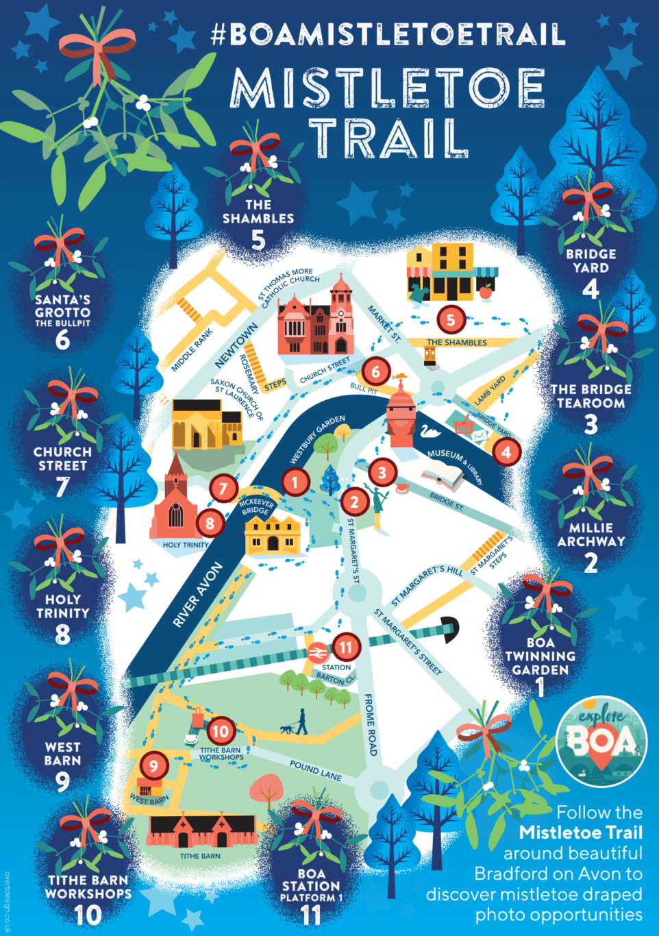 Bradford on Avon Mistletoe Trail Explore BOA